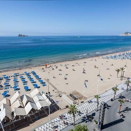 Levante Beach Front Of The Sea Estacha Benidorm Exterior photo