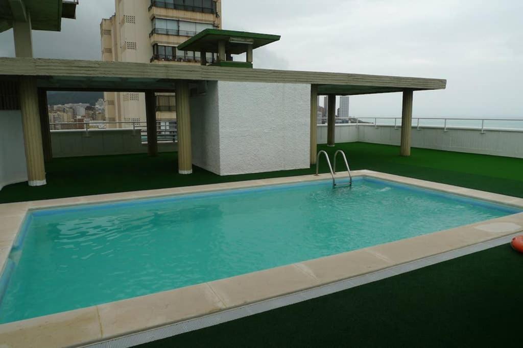 Levante Beach Front Of The Sea Estacha Benidorm Exterior photo
